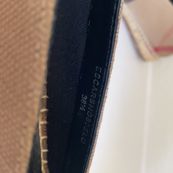 NWT Authentic Burberry Check Espardilles-size 7.5 - Picture 6 of 11